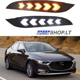 MAZDA 3 LED dienos šviesos žibintai